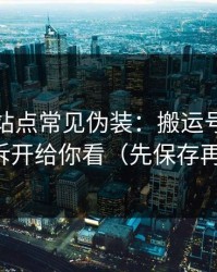 黑料网站点常见伪装：搬运号如何套壳拆开给你看（先保存再看）