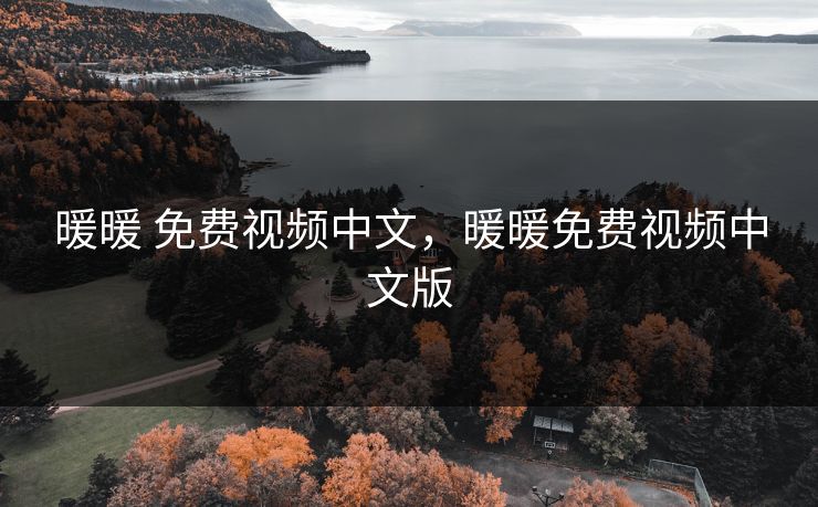 暖暖 免费视频中文，暖暖免费视频中文版